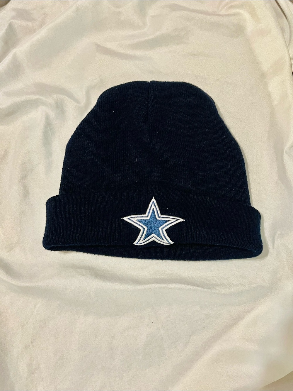 Dallas Cowboys Navy Blue Star Beanie Hat